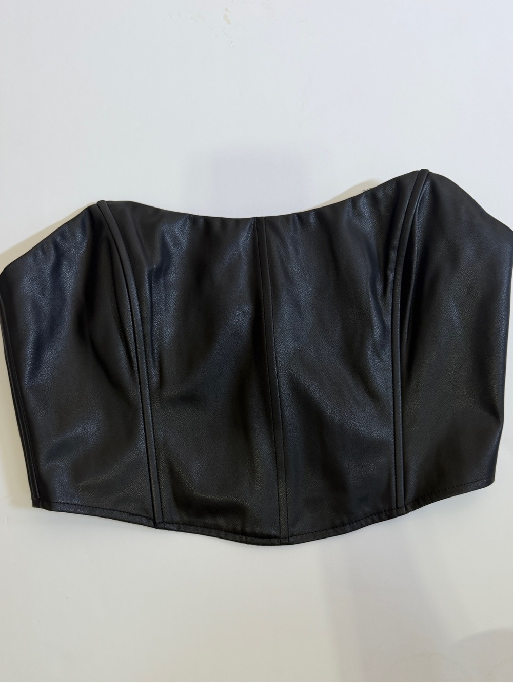 Showpo Black Strapless Bustier Top
